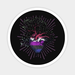 Genderfluid Heart Tree of Life Magnet